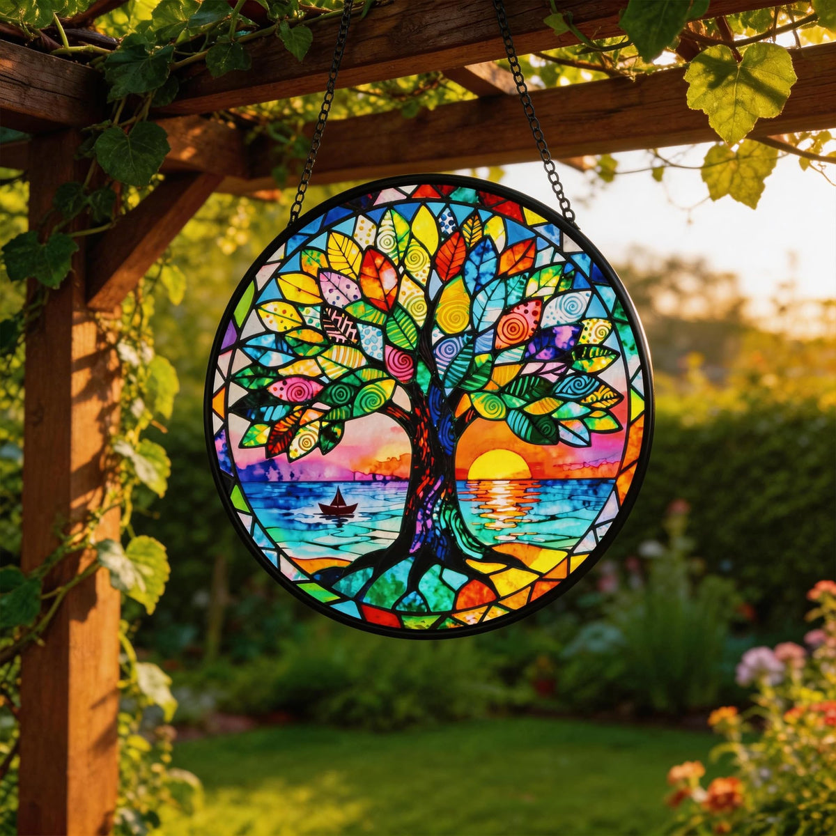 Houmury memorial sympathy gift in sunlight