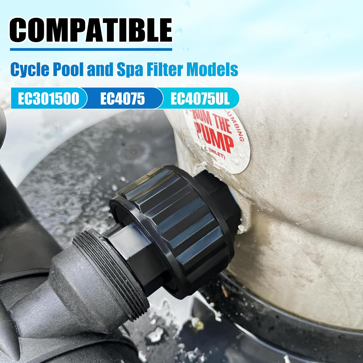 Houoto SP1480BLK self-aligning connector reduces misalignment during setup.