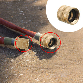 Hourleey four-pack brass connectors ready for outdoor tasks