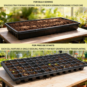 Hourleey 72-cell plug trays designed for precise seedling development.