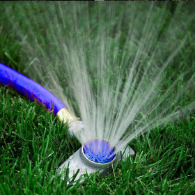 Hourleey circle-pattern sprinkler ready for yard irrigation and plant care