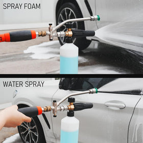 Hourleey dual-mode switching valve enables foam or water instantly.