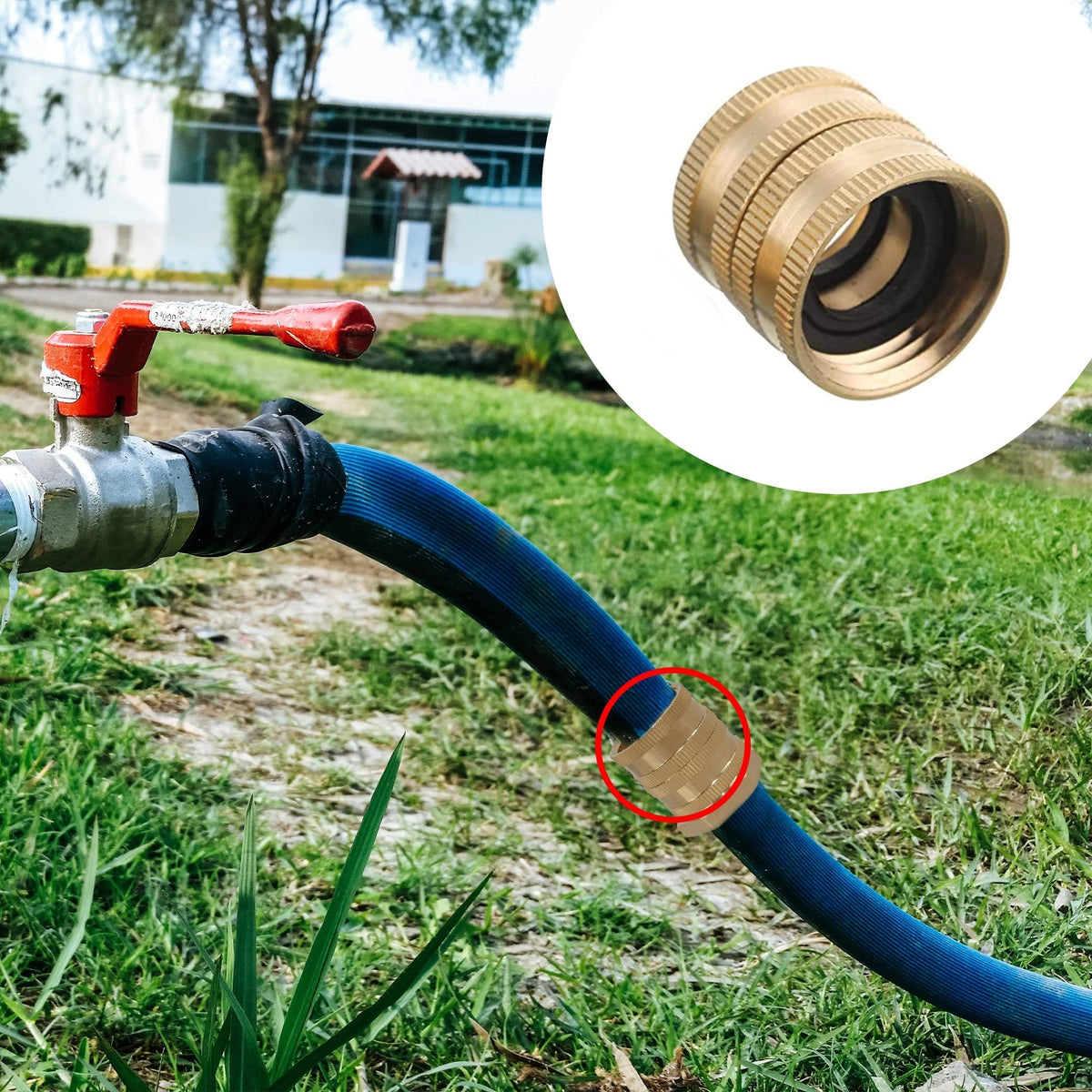 Hourleey garden hose adapter installation demonstration for easy setup
