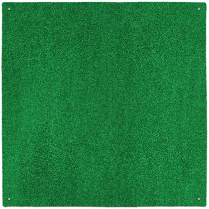 House, Home and More outdoor turf rug in green, main view, versatile events
