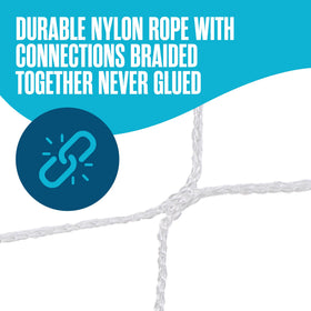 Houseables nylon netting close-up weave highlights strong fibers for long-lasting garden use.