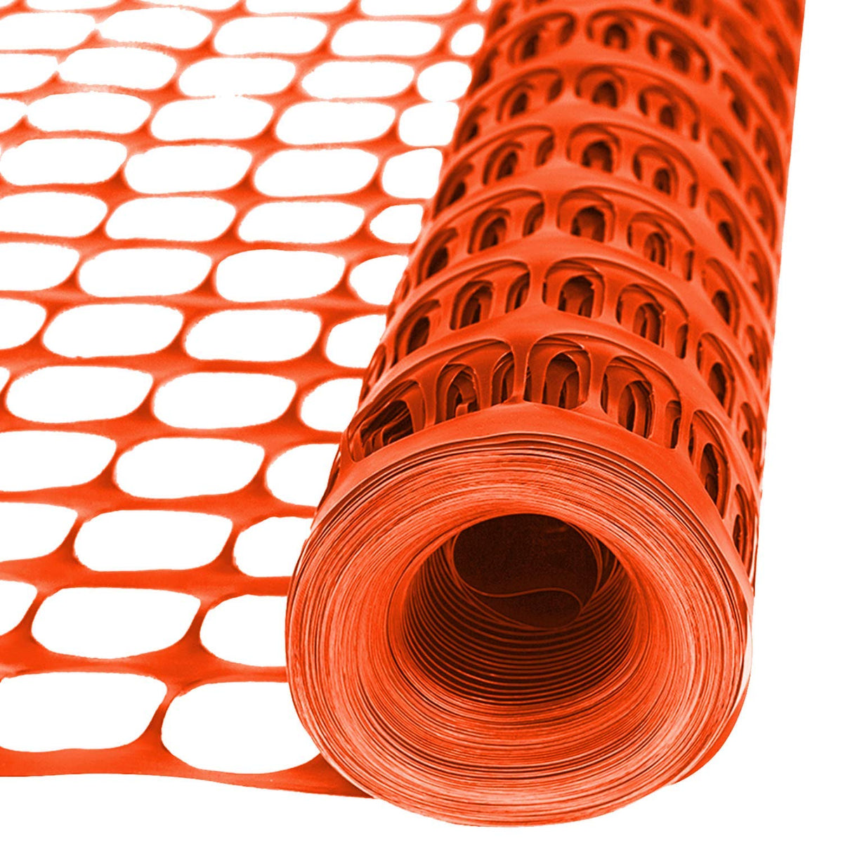 Houseables orange garden bed protection mesh surrounding decorative plants