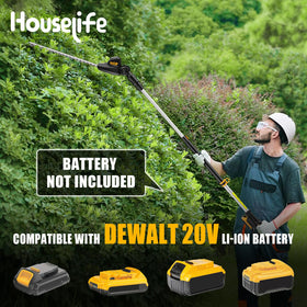 Houselife compatibility with DeWalt 20V Max, battery not included.