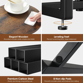 Housolution space-saving design fits narrow corners in small living spaces.