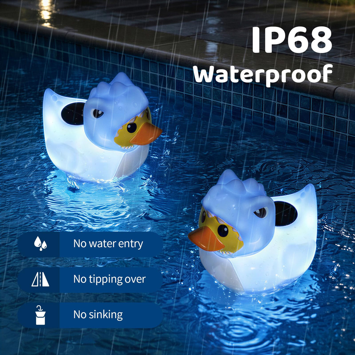 Housolution anti-sinking design stays buoyant for even chlorine diffusion