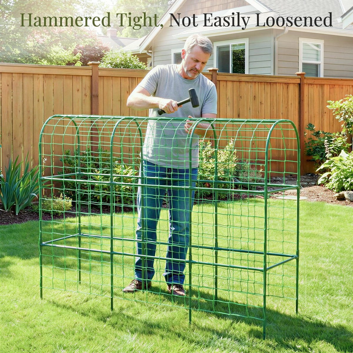 Equilateral joints distribute weight evenly, helping vines climb smoothly with consistent support.