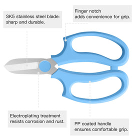 Housolution flower scissors easy cleaning and maintenance after trimming