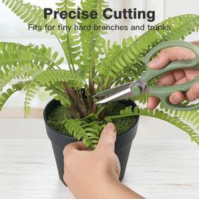 Housolution Flower Scissors ergonomic handle provides comfortable grip.