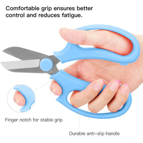 Housolution flower scissors plating finish resists corrosion during garden use