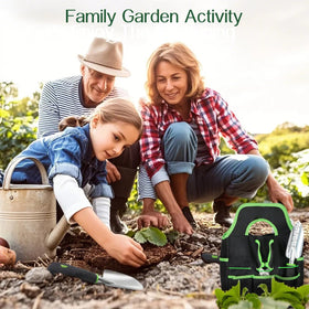 Housolution gardening bag organizing tools for easy outdoor transport.