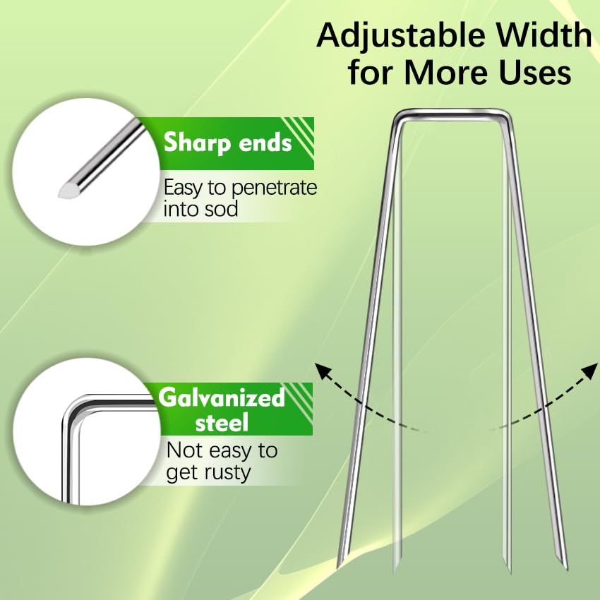 Galvanized anti-rust Houya stakes resist corrosion in all seasons.