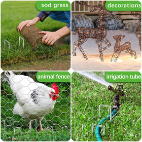 Outdoor Houya stakes simplify fixing lawn fabric and barriers.