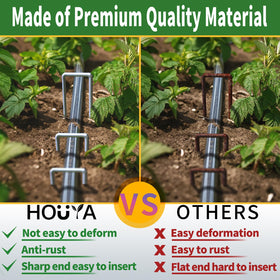 Reusable Houya ground stakes provide long-term value for many projects.
