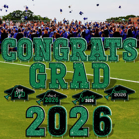 HOVACY graduation decor withstands weather with waterproof fade-resistant corrugated plastic