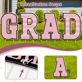 HOVACY sign size 11.57 by 16.14 inches for clear yard visibility