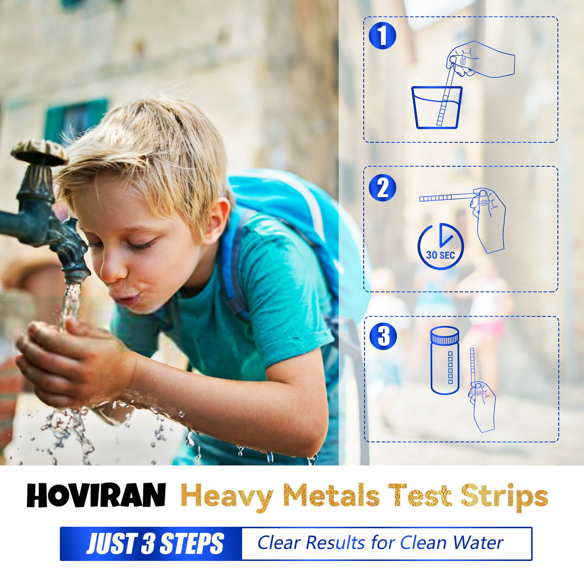 HOVIRAN color chart readout helps compare results quickly.