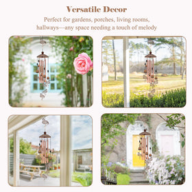 Weather-resistant Howarmer wind chime withstands sun, rain and wind