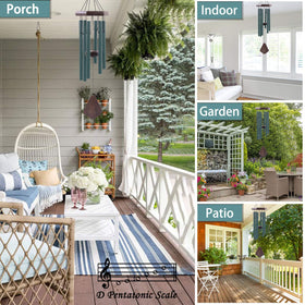 Howarmer gift-ready wind chimes suit mom and housewarmings.