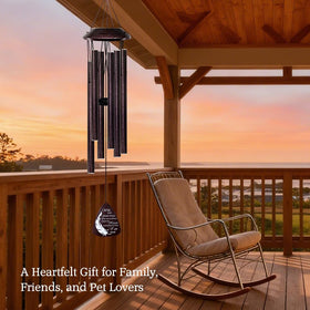 Howarmer memorial wind chimes aluminum tubes producing soothing tones