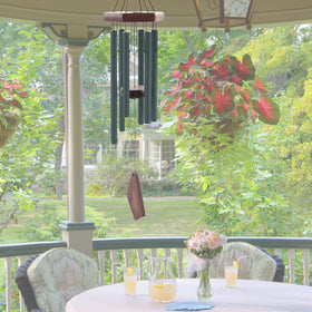 Howarmer beech wood and aluminum pipes ensure durable outdoor decoration year-round.