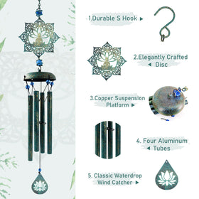 Howarmer Wind Chime suitable for indoor and outdoor use to boost serene ambiance