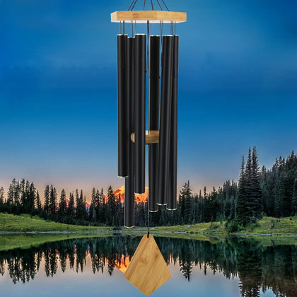 Howarmer wind chimes 36-inch deep tone tubes create soothing outdoor ambience