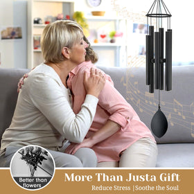 Howarmer wind chimes with adjustable striker for sound control