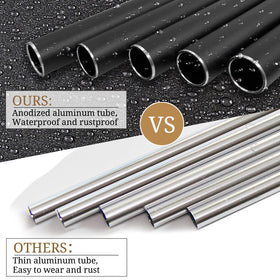 Howarmer black-finish wind chimes add modern decor touch