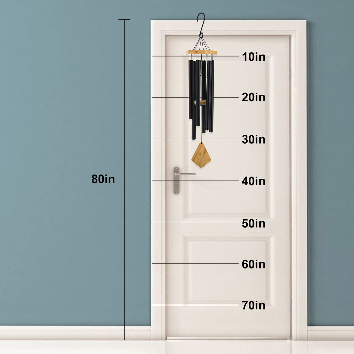 Howarmer wind chimes outdoor garden use for calming wind melodies