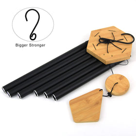 Howarmer wind chimes sympathy design adds memorial beauty to garden or patio