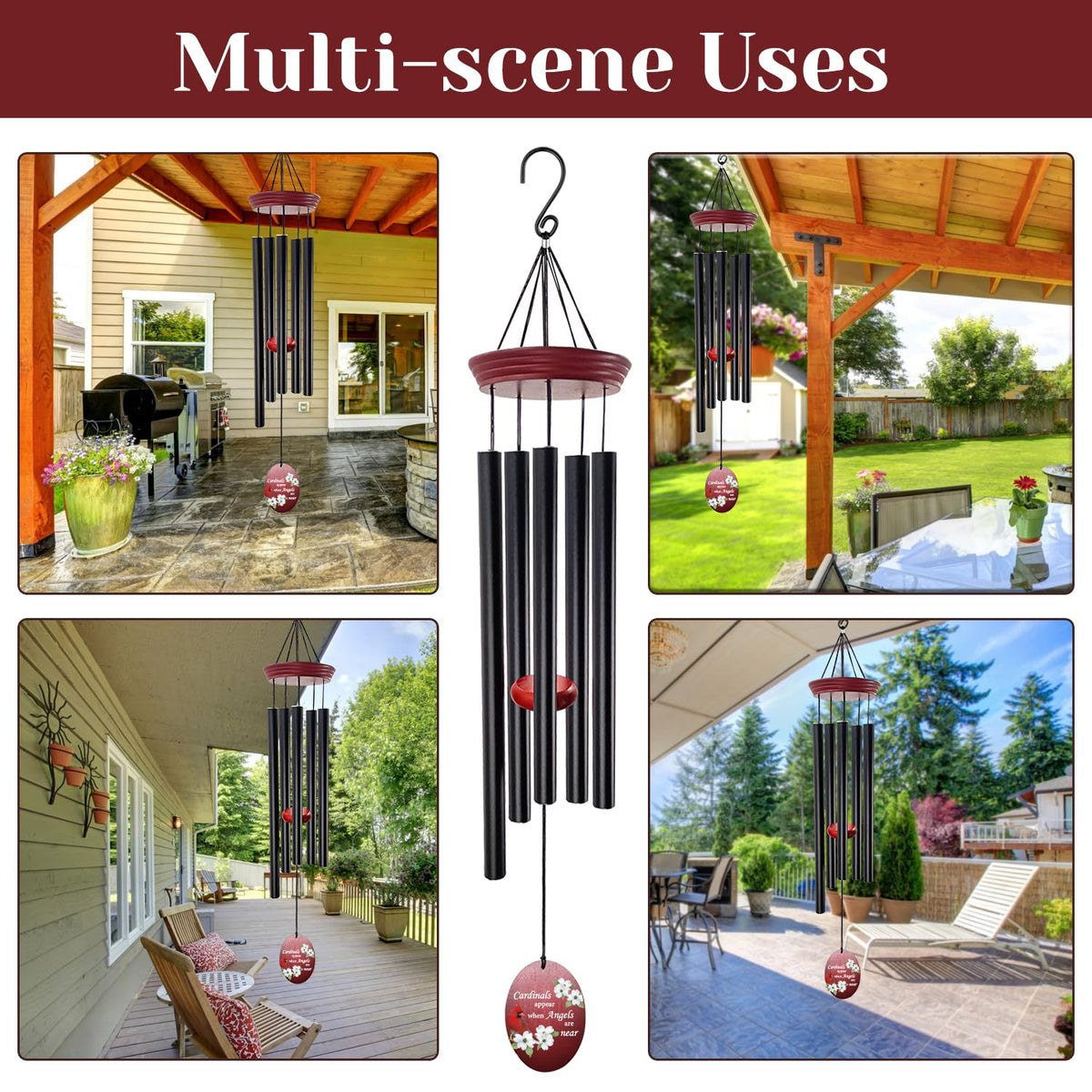 Howarmer Windchime sympathy gift memorial offers thoughtful remembrance