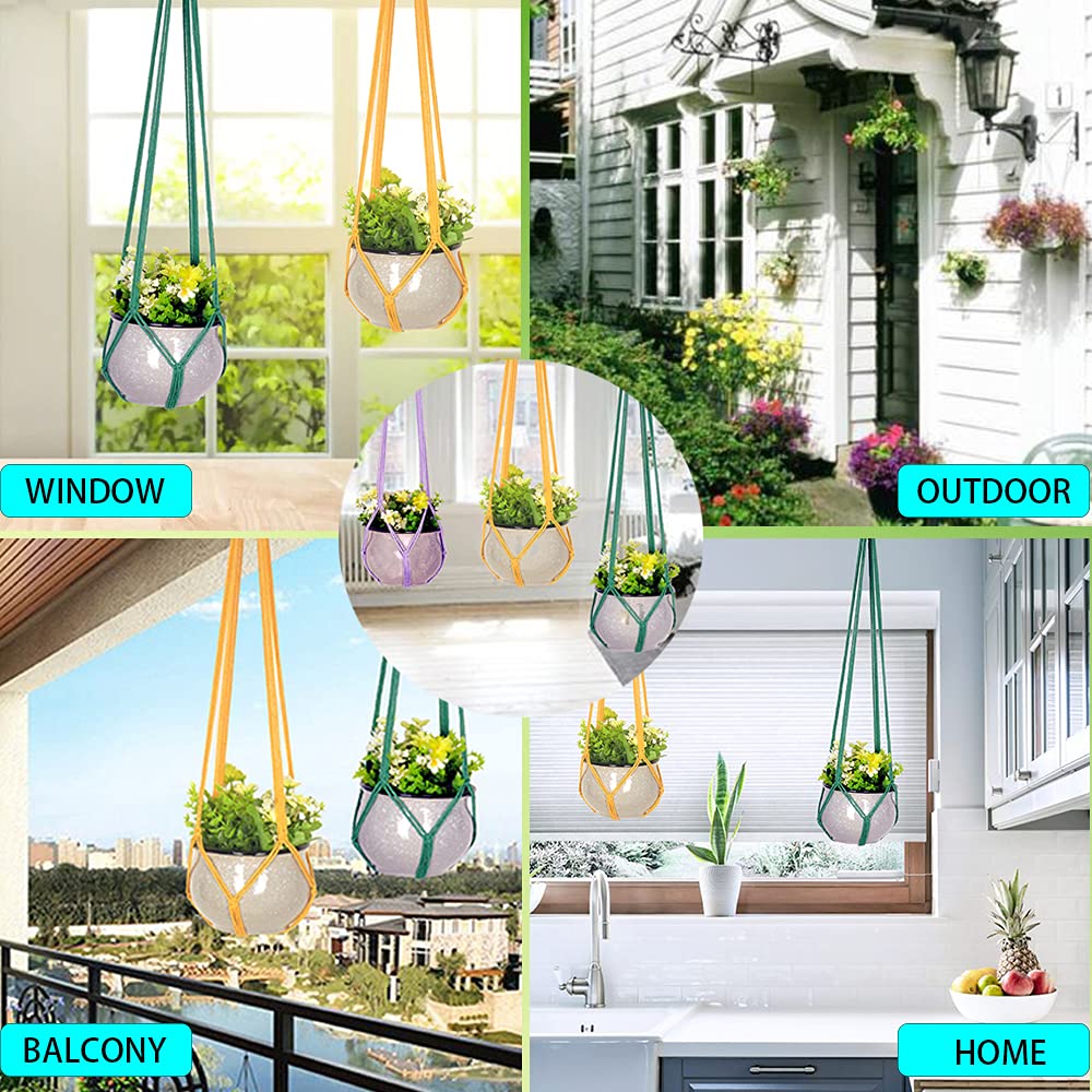 HOWMAX window-sill decor planter ideal for windows or shelves with vibrant colors.