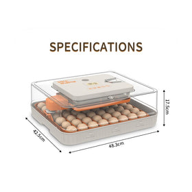 Howooiua 56-egg incubator hatch countdown display helps planning.