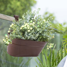 HowRU hanging planters for porch or patio maximize elevated living space.