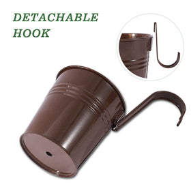 HowRU rectangular balcony planter optimizes dirt and root space.