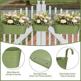 HowRU small hanging pot ideal for tiny plants on porch or shelf.