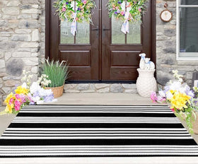 HOXCIK classic stripe design for modern farmhouse decor