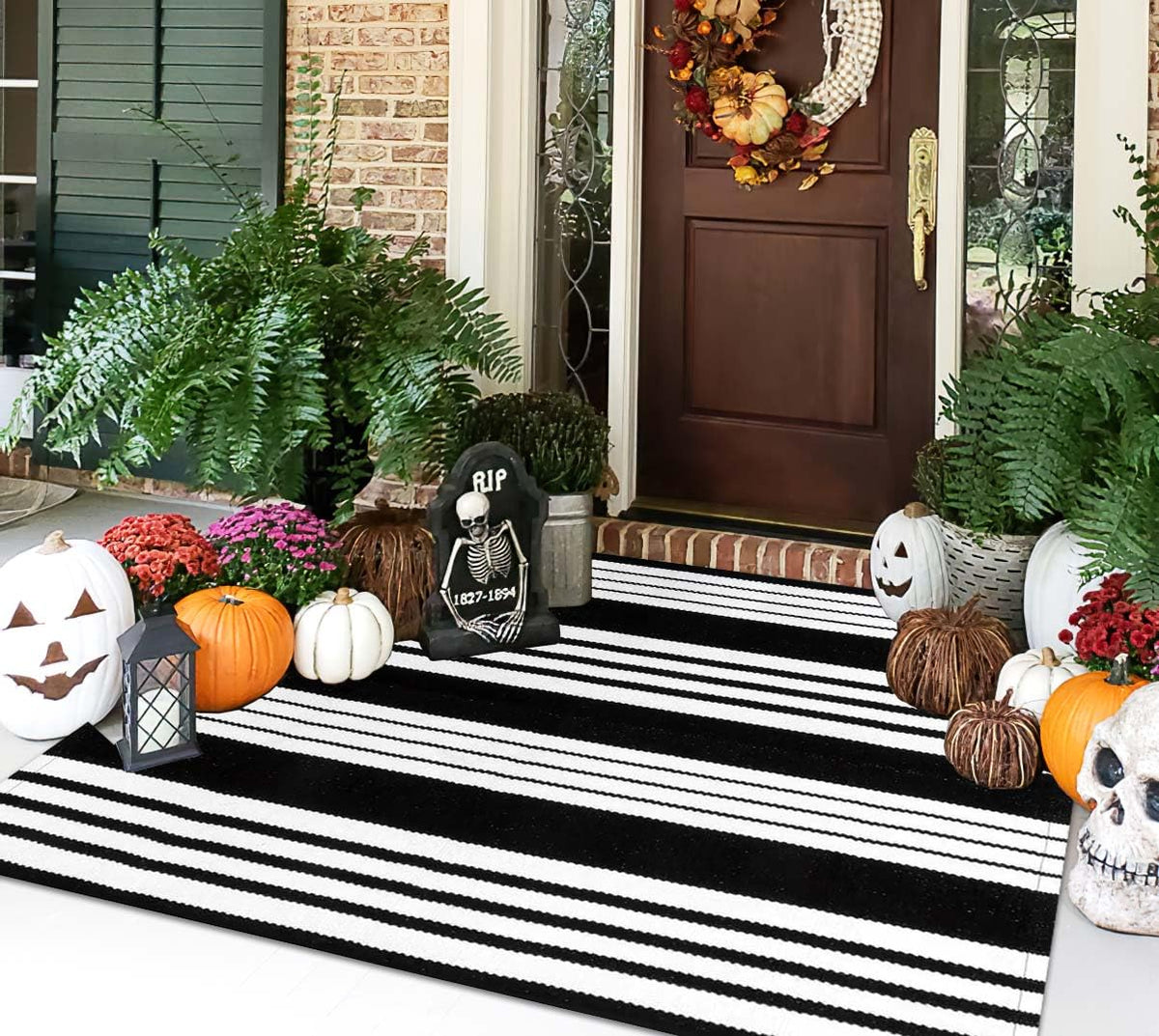 HOXCIK living room or kitchen rug with casual vibe