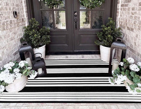HOXCIK versatile indoor outdoor rug for entryways