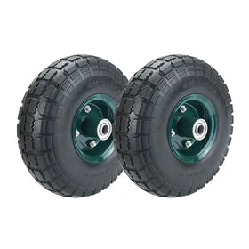 HOXWELL flat-free tire 10-inch, ready for wheelbarrow or cart use, puncture-free planning.
