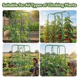 Hoyejyou easy-installation trellis simplifies setup with a cross-shaped connector.