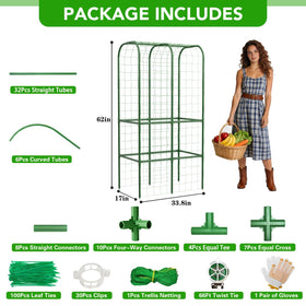 Hoyejyou garden clips and leaf ties help secure vines neatly.