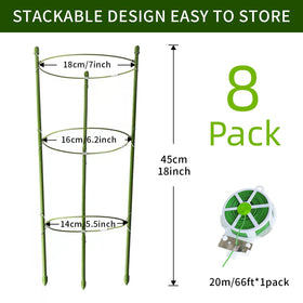 Hoyejyou cage features sharp insertion point for easy soil anchoring.