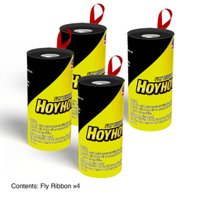 HOY HOY Fly Ribbon adhesive panel close-up highlights ultra-sticky surface for reliable catches.