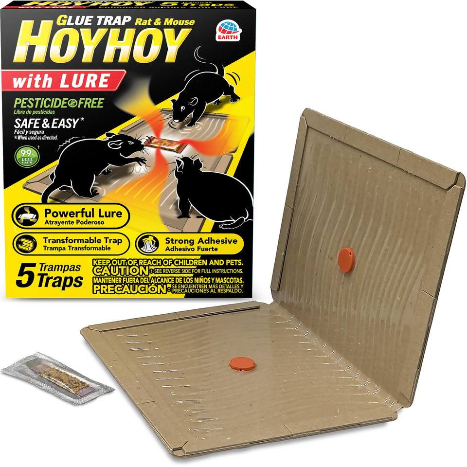 HOY HOY glue trap transformable pack for indoor control without poisons