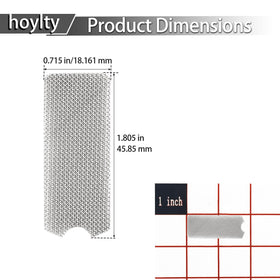 Hoylty spark arrestor screen with muffler view for compatibility